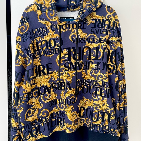 Versace Jeans Couture
Men's Black Baroque Print Hoodie - Picture 3 of 5